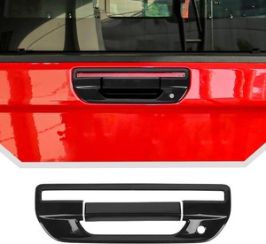 $30 JeCar Tailgate Door Handle Cover Trim Accessories for Jeep Gladiator JT 2020-2023 (Black)