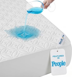 $30 BEDLORE Waterproof Mattress Protector, Queen Size Mattress Pad Noiseless