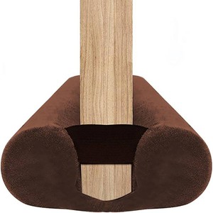 BKSAI Under Door Draft Stopper 24-29, Wind Stopper, Brown