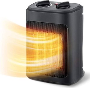 $33 Space Heater, 1500W Electric Heaters Indoor Portable with Thermostat