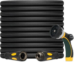 $54 TheFitLife 75 FT Garden Hose, Heavy Duty, Lightweight, Kink-Free, Flexible