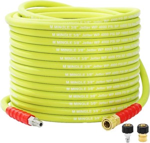 $56 M MINGLE Pressure Washer Hose 50 FT x 38 - Replacement Power Wash Hose
