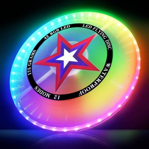 $20 LED Flying Disc 12 Light Modes Millions of Colors Light Up Disc 175g