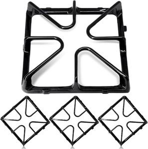 $70 Hiorucet WB31K10034 Gas Stove Burner Grates Replacement for GE XL44 Stove Top, General Electric Gas Range and Hotpoint Gas Range Burner Grates, Square Burner Surface Top Grates for GE Stove Parts.