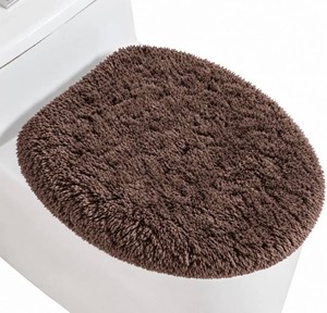 $22 Microfiber Toilet Lid Cover, 17.5x15 Fits Round Oblong and Elongated