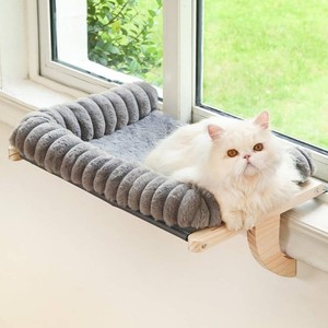 $27 Cloud-Soft Cat Window Sill Perch, Zipper Design Cushion Pet Bed, M