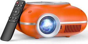 $44 HOMPOW Mini Projector, 1080P Supported Portable Bluetooth projector