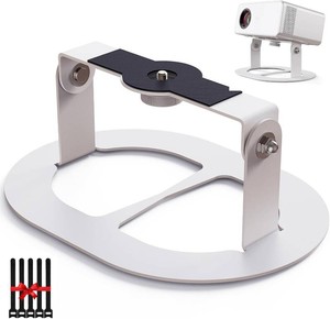 DAWASAPAT Projector Stand MINI Desktop Mount Angle Adjustable Projector Stand with 14 inch Mounting Screw & Cable Ties