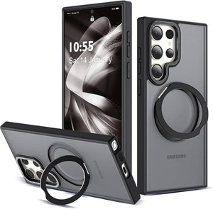 $28 for Samsung Galaxy S22S23 Ultra Case with Spin Stand,Black