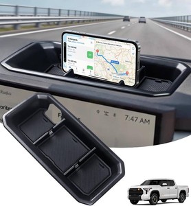 $24 Dashboard Storage Tray Dash Organizer for Toyota Tundra 2022-2026 & Toyota Sequoia 2023-2026, Interior Accessories Center Console Storage Box for 2022-2026 Tundra & 2023-2026 Sequoia, Black