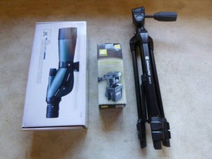 Spotting Scope, Window Mount and Tripod