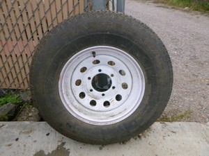 Mastertrack Trailer Tire on Rim