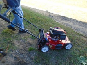 Toro personal pace lawn mower. Used condition. Tested & works. As shown.