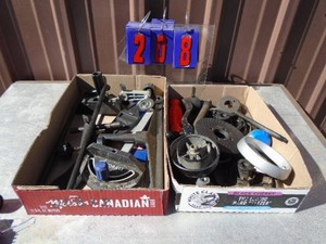 Qty of 2 flats of misc tools & hardware. As shown.