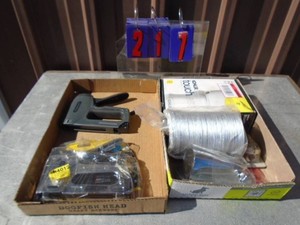 2 staplers & plumbing. As shown.
