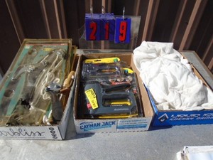 2 staplers, 2 pruning saw heads & painters coveralls. As shown.