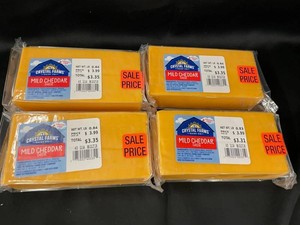 Crystal Farms Mild Cheddar Cheese Approx 3.40lbs
