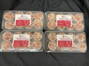 H - Good & Gather Original Breakfast Sausage Patties 12 Oz (Lot of 4)