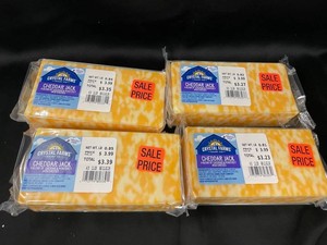 Crystal Farms Cheddar Jack Cheese Blocks Approx 3.40lbs