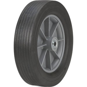 $63 Martin Flat-Free Solid Rubber Tire and Poly Wheel, 12 x 3.00 Tire, Model# ZP121RT-341