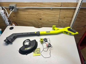 $40 RYOBI 10 18V String TrimmerEdger- Comes with Charger- Battery Not Included