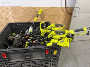 Lot of Ryobi Tools- As Is- Black Bin NOT Included- No Batteries or Chargers