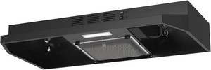 Range Hood 30 inch, Black Under Cabinet Range Hood, Ductless Range Hood