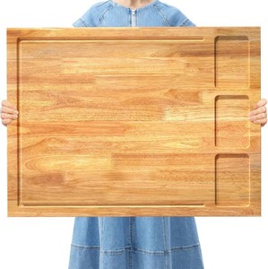 Extra Large Solid Wooden Cutting Board and Stovetop Cover, 3 in 1 Stove Top Cover Chopping Board with Detachable Legs and Juice Groove, Sink Cover Board