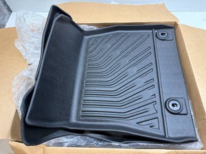 Black rubber floor mats, unknown model