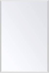 Bathroom Mirror for Over Sink 24x16 Inch Frameless Wall Mirror Rectangle