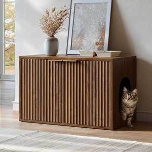 Evermagin 31.5 Cat Litter Box Enclosure Furniture