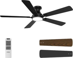 OPONL 52 inch Low Profile Ceiling fan with Light and Remote Control