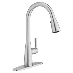 $119 American Standard Fairbury 2S Single-Handle Pull-Down Sprayer Kitchen Faucet in Stainless Steel