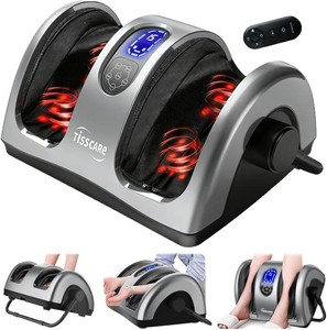 TISSCARE Shiatsu Foot Massager with Heat FSA Eligible HSA Foot Massager for Neuropathy, Plantar Fasciitis and Pain Relief-Massage FeetLegCalfAnkle at HomeOffice, Gifts for Women and Men