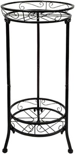 Multi Tiered Plant Stand Indoor Creative Plant Stand Indoor Outdoor Metal Flower Pot Display Stand Planter Stand Corner Outdoor Plant Stand 17in