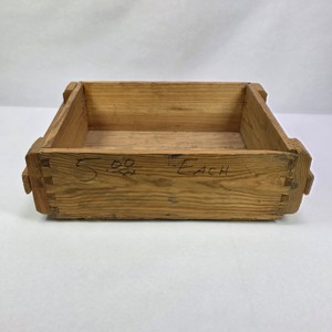 Vintage Wooden Shipping Crate  Produce Box