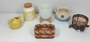 Assorted Small Planters, Crocks & Decorative Containers