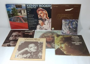 Vintage Country & Pop Vinyl Records
