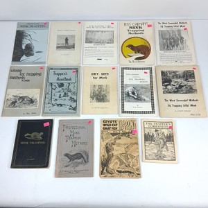 Vintage Trapping Books & Manuals  Mink, Fox, Coyote & Wild Fur Trapping