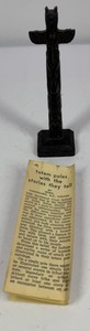 Miniature Totem Pole with Story Tag  Northwest Coast Style
