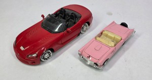 Dodge Viper RT10 & 1957 Ford Thunderbird Convertible Die-Cast Cars