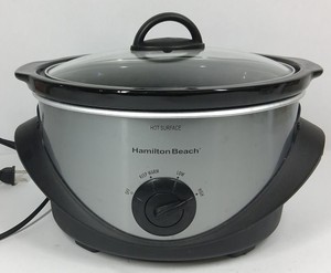Hamilton Beach Slow Cooker with Glass Lid