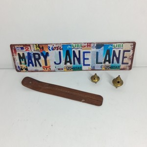 Vintage Mary Jane Lane Metal Tin with Small Accessories
