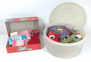 Assorted Sewing & Craft Supplies  Ribbon, Trim, Thread & Notions