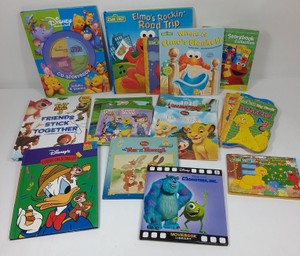 Assorted Disney, Sesame Street & Pixar Childrens Books