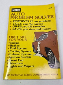 Vintage Motor Auto Problem Solver Automotive Repair Manual