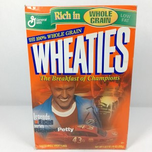 Richard Petty Wheaties Cereal Box  Full