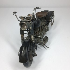 Metal Motorcycle Sculpture