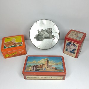 Assorted Vintage Advertising & Decorative Tins