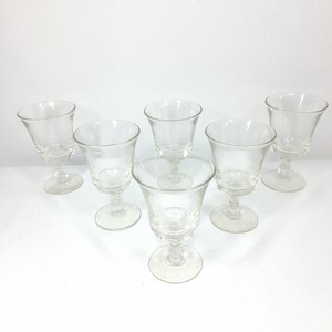 Clear Stemmed Glass Goblets  Wine Glasses